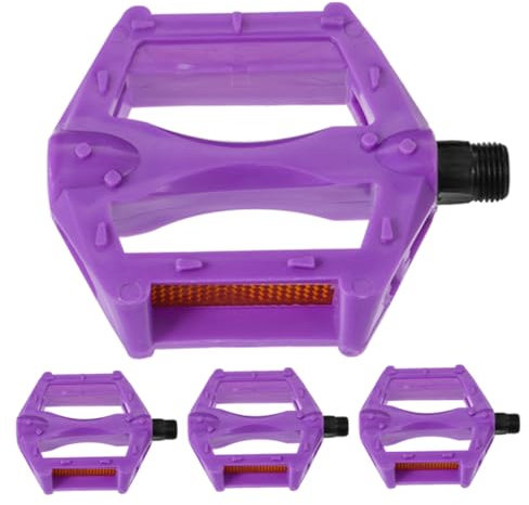 Milisten 2paare Fahrradpedale Für Mountainbikes Und Rennräder rutschfeste Pedale Mit Praktischer Installation Robuste Kunststoffpedale Für Outdoor-fahrradtouren