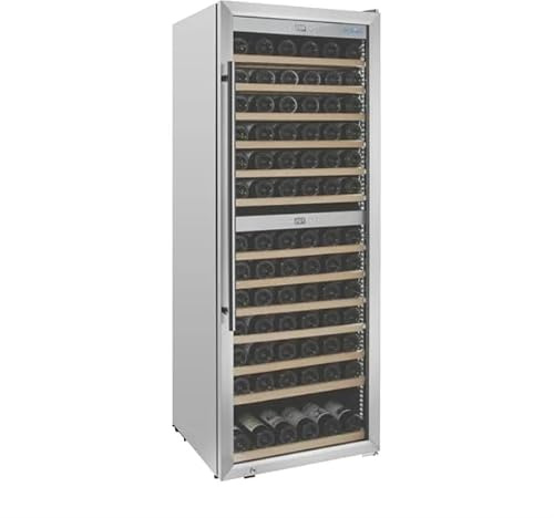 Polar G-Series Dual Zone Wine Fridge Stainless Steel, 126 Bottle