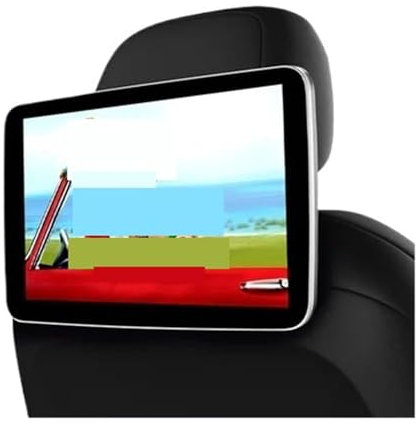 HCZKIUJY Monitor poggiatesta IPS Tablet Touch Screen per Lettore Sedile Posteriore Auto Video Musica Bluetooth HDMI (1 unità)