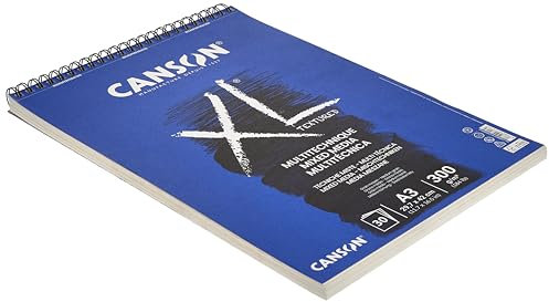 CANSON 807216 XL Mix-Media Block, DIN A3, 30Blatt,300g/m²