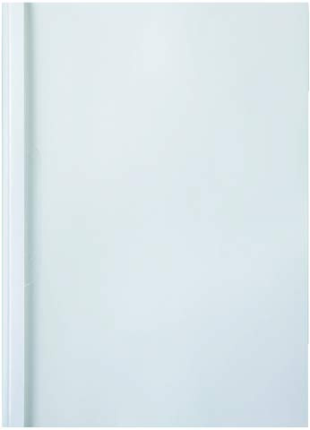 GBC® Thermobindemappe ThermaBind™ Standard, Karton, 240 g/m², transparenter Vorderdeckel, A4, 6 mm, für: 50 Blatt, weiß, seidenmatt (100 Stück), Sie erhalten 1 Packung á 100 Stück