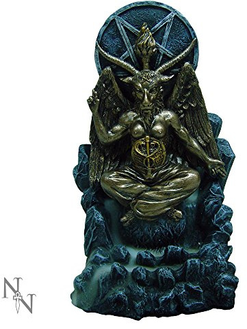 Nemesis Now Baphomet Rückfluss Räucherstäbchenhalter 20 cm