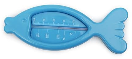Cangaroo Wasserthermometer Fisch blau, Badethermometer für ein sicheres Baden