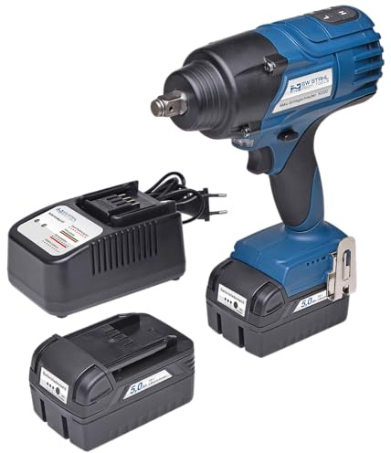 SW-Stahl S3300 Akku-Schlagschrauber I 1 Zoll I 900 Nm I 18 Volt I Druckluftschrauber für Reifenwechsel, Blau/Schwarz