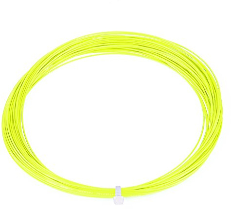 Corda per racchetta da badminton, 6 colori 10m Nylon durevole Alta flessibilità Corda per racchetta da badminton Corda per racchetta Corda per accessori per badminton(Verde fluorescente)