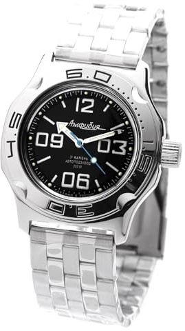 VOSTOK Automatisk kal. 2415/100819 2415/100815 rysk mekanisk dykarklocka, svart