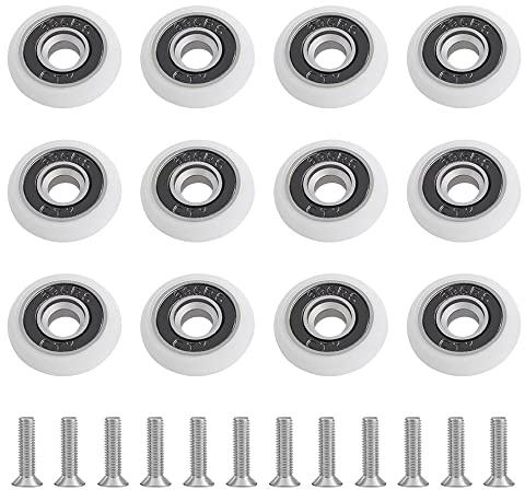 Gotetiso 12 Rollen für Schiebetür, Dusche, 23 mm