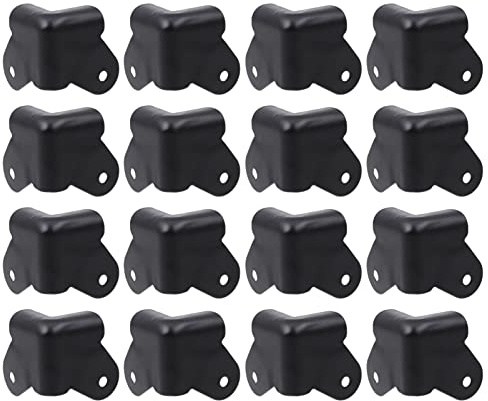 Milisten Eckenschutz aus Metall, für Lautsprecher, Ecken, Eckenschutz, Eckenschutz, für Verstärker, Lautsprecher, Schrank, Ecken, 20 Stück