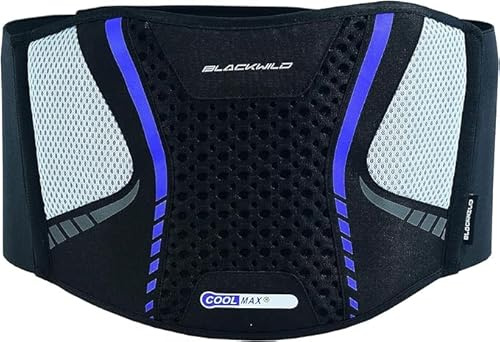 BLACKWILD Nierengurt Motorrad mit Anti-Schweiß Material | Nierengurt Motorrad Herren und Damen | bleiben| Lordosenstützgürtel