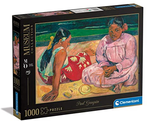 Clementoni - Puzzle Adulto 1000 Piezas Colección Museos - Museo D´Orsay - Gauguin, Mujeres de Tahiti - Desde 14 años (39762)