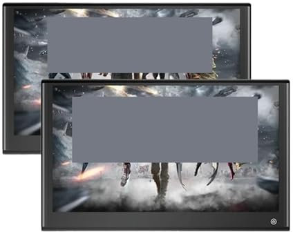 Monitor For Reposacabezas De TV De Automóvil De 11,6/13,3 Pulgadas, 4K, 8 Núcleos, Pantalla Táctil, Compatible Con Auriculares, Entrada Y Salida HDMI, Reproductor De Video Mirror Link(Black 13.3 3-32G