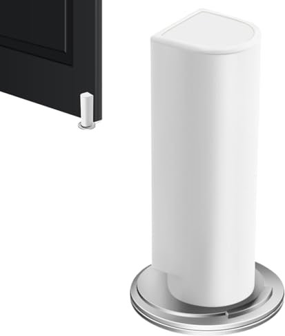 Eoixuqba Bodentürstopper – verstellbar, stumm, Bodentür-Stoßstange, strapazierfähig, ohne Bohren, Türstopper mit Kleber für Schlafzimmer, Küche, Badezimmer