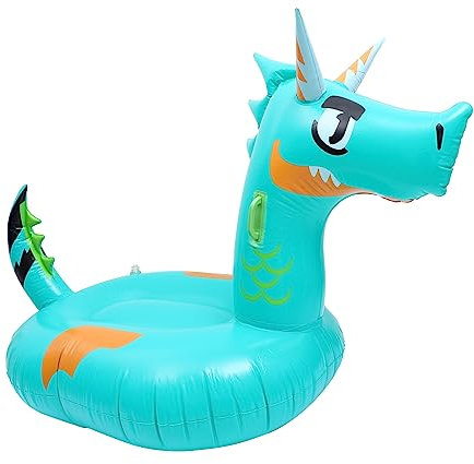 ifundom Adult Floating Bed Portable Dragon Inflatable Swimming Bed Floating Mat for Swimming Pool Inflatable Pool Floats for Adults Swim Floats