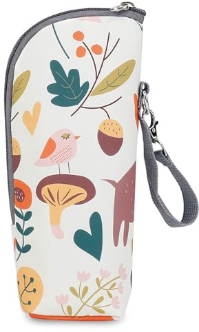 MOPZIJA 1PCS Babyflaschen Isolierbeutel,Baby Flaschentasche,Isoliertasche Für Babyflasche,Babyflaschen Thermotaschen,Baby Milchflaschen Wärmer,Tragbare Babyflaschentasche,Für Kinderwagenreisen Freien