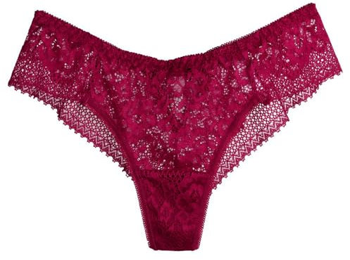 Sunfashion meerjungfrauenflosse damen,bikini string damen zweitei Unterwäsche Damen Sexy Set wasserlösliche Blumenunterwäsche Damen halbbedeckende Hüftbikinishorts Herren Unterwäsche Slip Sexy (Red, S
