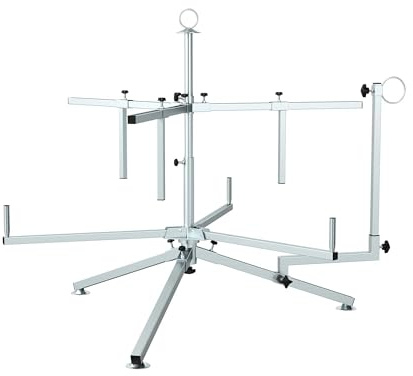 YAGEANNL Kabelabroller für Fußbodenheizung Rohr Max 300kg Tragkraft 600m Rollenlänge Rohrhaspel Abroller für PEX, PERT, AL/PEX Rohr mit Tasche