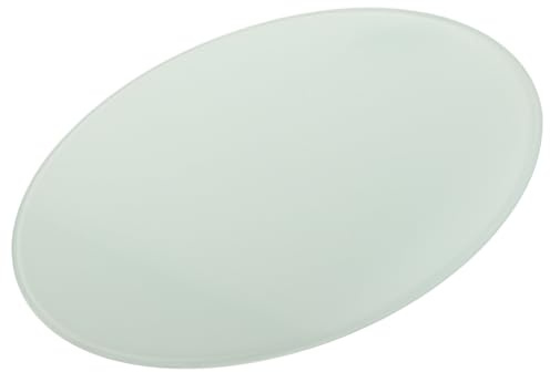 NIYANGLE Tabla De Cortar De Vidrio Templado Redonda 7.87 in para Fruta Verdura Y Carne Superficie Lisa para Amasar Y Servir Uso En Encimera De Cocina 1 Pieza