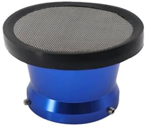 Filtro de aire para motocicleta de 50mm Compatible con KEIHIN PWK 21 24 26 28 30mm copa de carburador modificado PE con red filtro de aire moto(L)