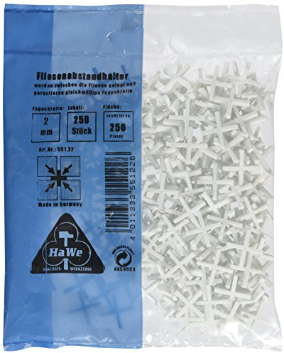 HaWe 551.22 Fugenkreuze 2, 0 mm 250 Stück aus Kunststoff