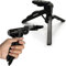 iGadgitz U4137 2 en 1 Poignée Stabilisateur Style Pistolet et Mini Trépied de Table Léger Compatible avec Caméra, DSLR, Caméra Vidéo et Caméscopes - Noir