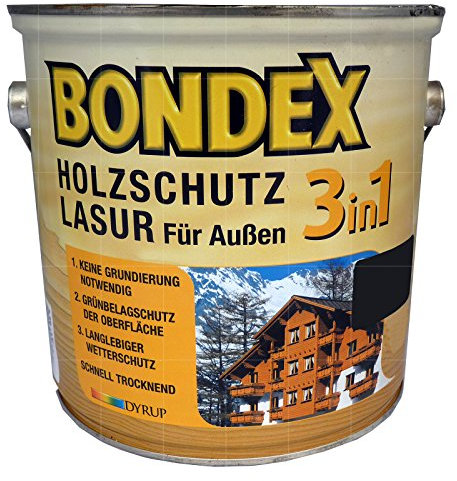BondexHolz-Lasur für aussen 3in1 - 750ml (800-Weiß)