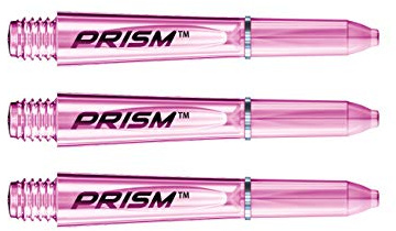 WINMAU Prism 1.0 Rosa Ex Polycarbonate Short Dart Stems - 1 Sätze pro Packung (3 Schäfte insgesamt)
