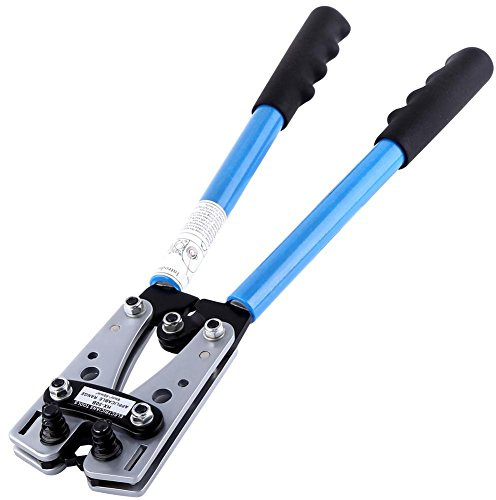 Crimp Plier, Aramox Professional 6-50mm² Plug Crimp Plier Hex Crimper Crimping Tool Battery Cable Lug Wiring Harness Crimp Plier