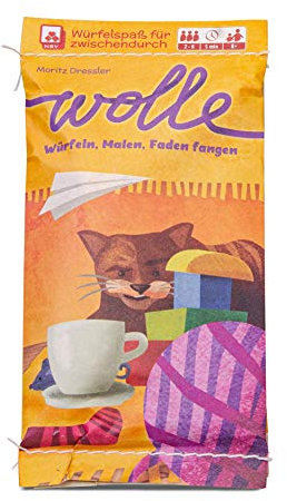 NSV - 3601 - MINNYS - Wolle - Kleines Würfelspiel - Plastikfrei