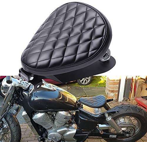 Selle Moto, Coussin de Selle Universel en Cuir de Crocodile pour Sportster Xl 1200883 48 sièges Bobber Chopper Kawasaki siège de selle en cuir personnalisé