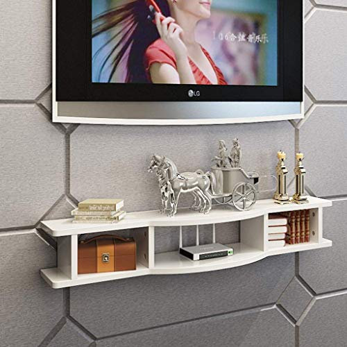 An der Wand montierte Schwimmerhalterung/Halterung/Halterung für WLAN-Router TV-Box Set-Top-Box Lautsprecher-Streaming-Gerät Spielekonsole Wandhalterung (Farbe: C, Größe: 100 cm)