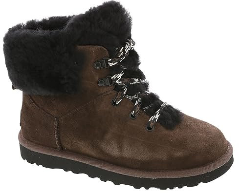 UGG Klassisk mini alpin spetsstövel för kvinnor, Bränd ceder, 5