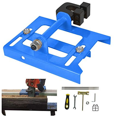 SurmountWay Kettensägenmühlenführung, tragbare vertikale Holzschneideführung, Holzkettensägenmühle-Aufsatz mit freier Einstellung, Schnittbreite 5,1 cm - 15,2 cm, für Holzsägewerk, Holzarbeiter und