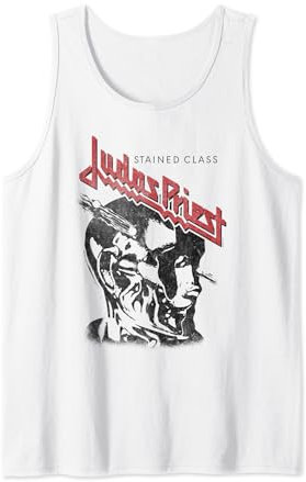 Judas Priest – Stained Class Black On White Débardeur