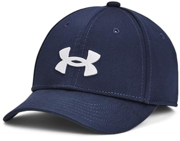 Under Armour Boys' Blitzing Cap Stretch Fit, 411 Blue, YMD/YLG