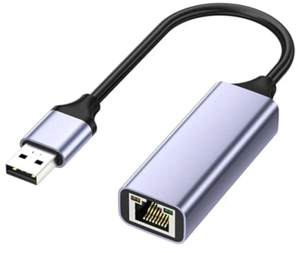 CABLEPELADO Adaptador USB C a Ethernet, Adaptador USB C a Tarjeta de Red, Convertidor USB-C a Ethernet, Adaptador Red USB-C, Gigabit LAN 1000 Mbps, Compatible con iPhone, iPad, Macbook, iMac,Galaxy