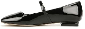 Franco Sarto Womens Tinsley Mary Jane Flat Black Patent 11 W