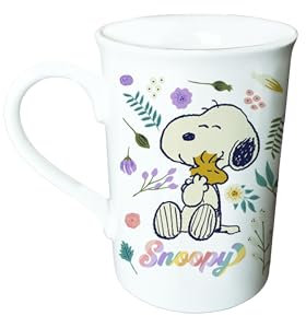 CYPBRANDS Snoopy, Taza, Desayunos, Menaje, Tazas Originales, Porcelana, Color Blanco, Producto Oficial