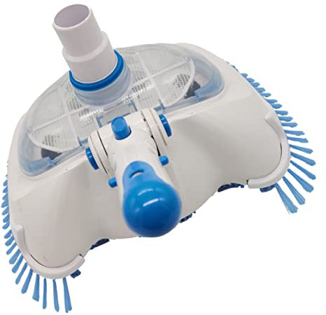 SEWOART Premium Pool Vacuum Head with Cover and Pool Brush Heavy-duty Vacuum Cleaning Tool Compatible with Spa