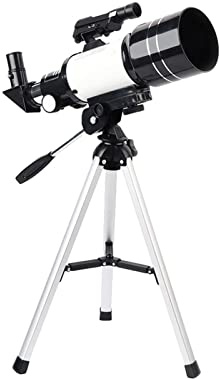 VNGBFGDFVN Teleskop Teleskop für Kinder, astronomische Linsenteleskope, 70 mm Öffnung, tragbares Reiseteleskop mit verstellbarem Stativ, ideal für Kinderanfänger