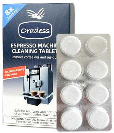Okaywork pastillas limpiadoras descalcificador cafetera para cafeteras automáticas y cafeteras Pastillas aptas para todas las marcas electrodomésticos pastillas descalcificadoras (Estilo 2)