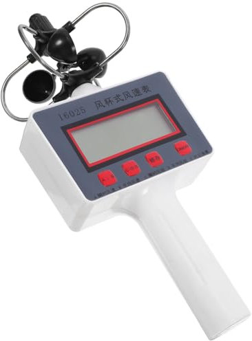OUNONA Handheld Anemometer Mit Lcd-display Tragbares Luftstrommessgerät Für Geographieunterricht Landwirtschaft Und Forstwirtschaft Batterie
