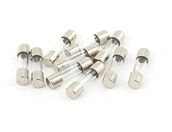 10Pcs 250 V 250 mA 0.25 A Fast Action Fuses 5 x 20 mm Glass Tube Fuse，DIY and Tools Electrical