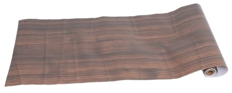 JUMPLAWN Pegatina Autoadhesiva de Pvc Veta de Madera 40cm X 3 M | Color Marrón Nogal, , para Armario y Mesita de Noche, Uso en Proyectos Grandes