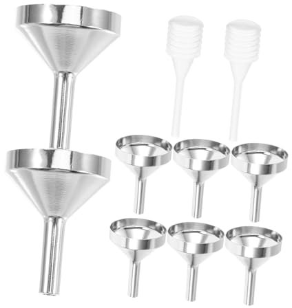 FOMIYES 1 Ensemble Entonnoir En Métal Entonnoir à Parfum Mini Tout Petit Recharge Huiles De Parfum Mini Entonnoir Pour Parfum Bouteille D'huile Outil Oxyde D'aluminium