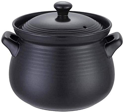 Pentola in Terracotta, pentola di Terracotta per Cucinare, pentola in Terracotta, casseruola in Ceramica, Resistente al Freddo e al Calore, Riscaldamento Uniforme, delizi