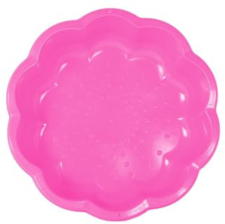 Ondis24 Wassermuschel Sandmuschel Sandkasten aus Kunststoff Blumendesign (pink, 1 teilig)