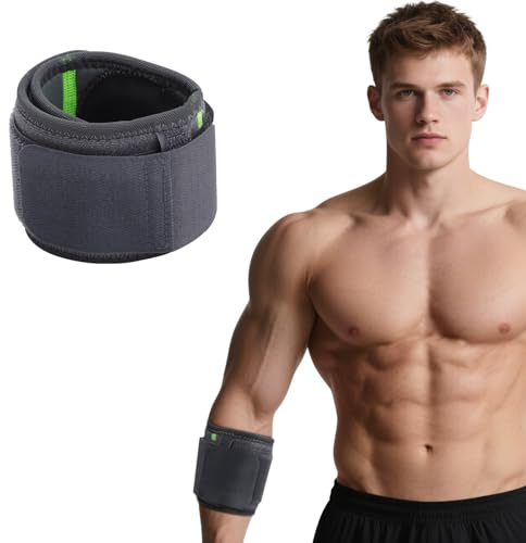 UOCAI Tutore Gomito Supporto Per Il Gomito Traspirante, armstütze avanzata kompressionsbandage leggera e stoßdämpfung atmungsaktiv leichtgewicht Unisex supporto ideale per tennis golf fitness