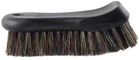 Brosse douce en crin de cheval pour nettoyer en profondeur le cuir, le tissu, les tapis et les textiles des surfaces difficiles à atteindre