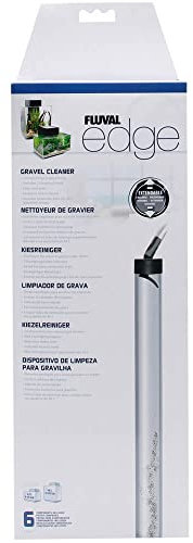 Fluval Edge verlängerbarer Aquarienkies Reiniger, für das Edge I und II, 2 x 33cm