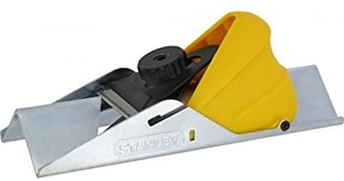 Stanley Trockenbau Kantenhobel mit gleichmäßiger Führung STHT1-05937 / Für saubere Übergänge zwischen zwei Gipskartonplatten / Schneidet im 45°-Winkel